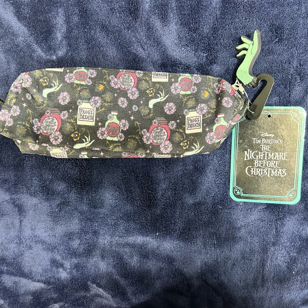 NWT Licensed Disney The Nightmare Before Christmas Emo Pencil/ Make Up Case